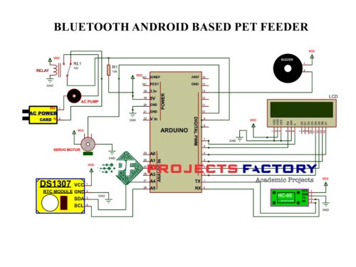 bluetooth-android-pet-feeder-circuit diagram