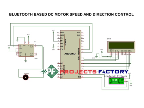 bluetooth-dc-motor-speed-direction-control-circuit diagram