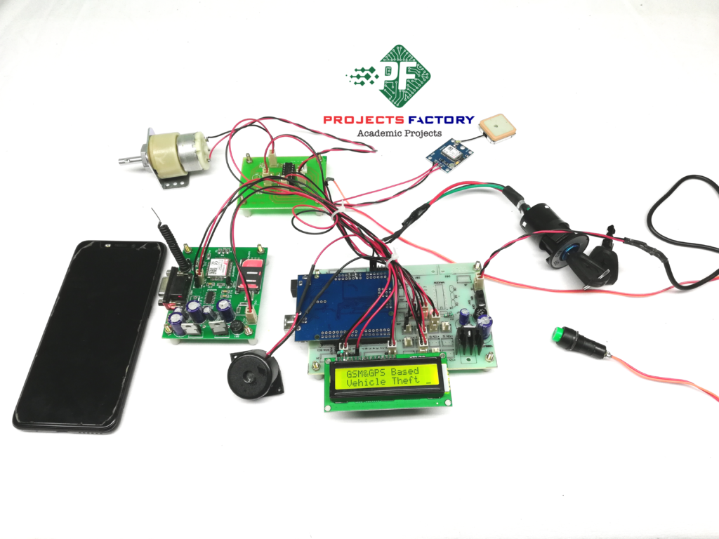 Gsm Gps Based Vehicle Theft Detection And Tracking Circuit Diagram