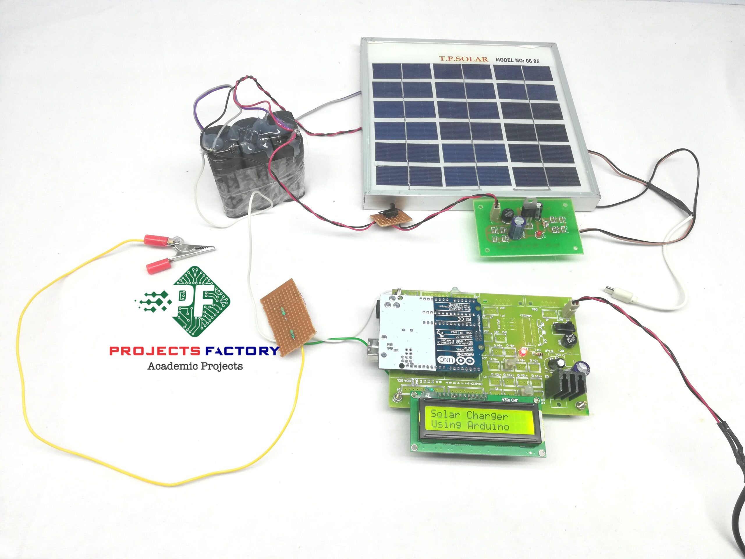 Solar Charger Using Arduino Electrical And Electronics Projects Academic Projects 3542