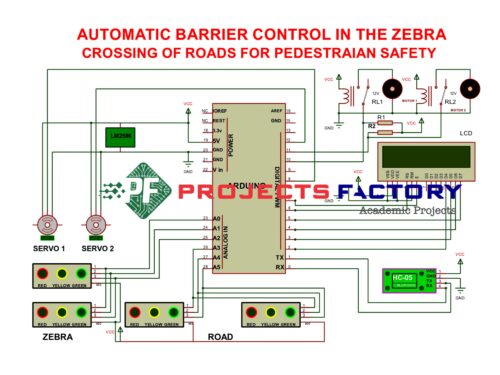 automatic-barrier-control-zebra-crossing-roads-pedestrian-safety-circuit diagram