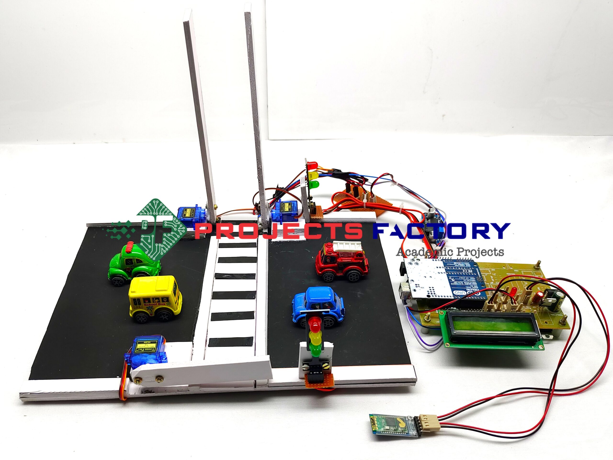 Smart Intelligent Zebra Crossing With Traffic Lights