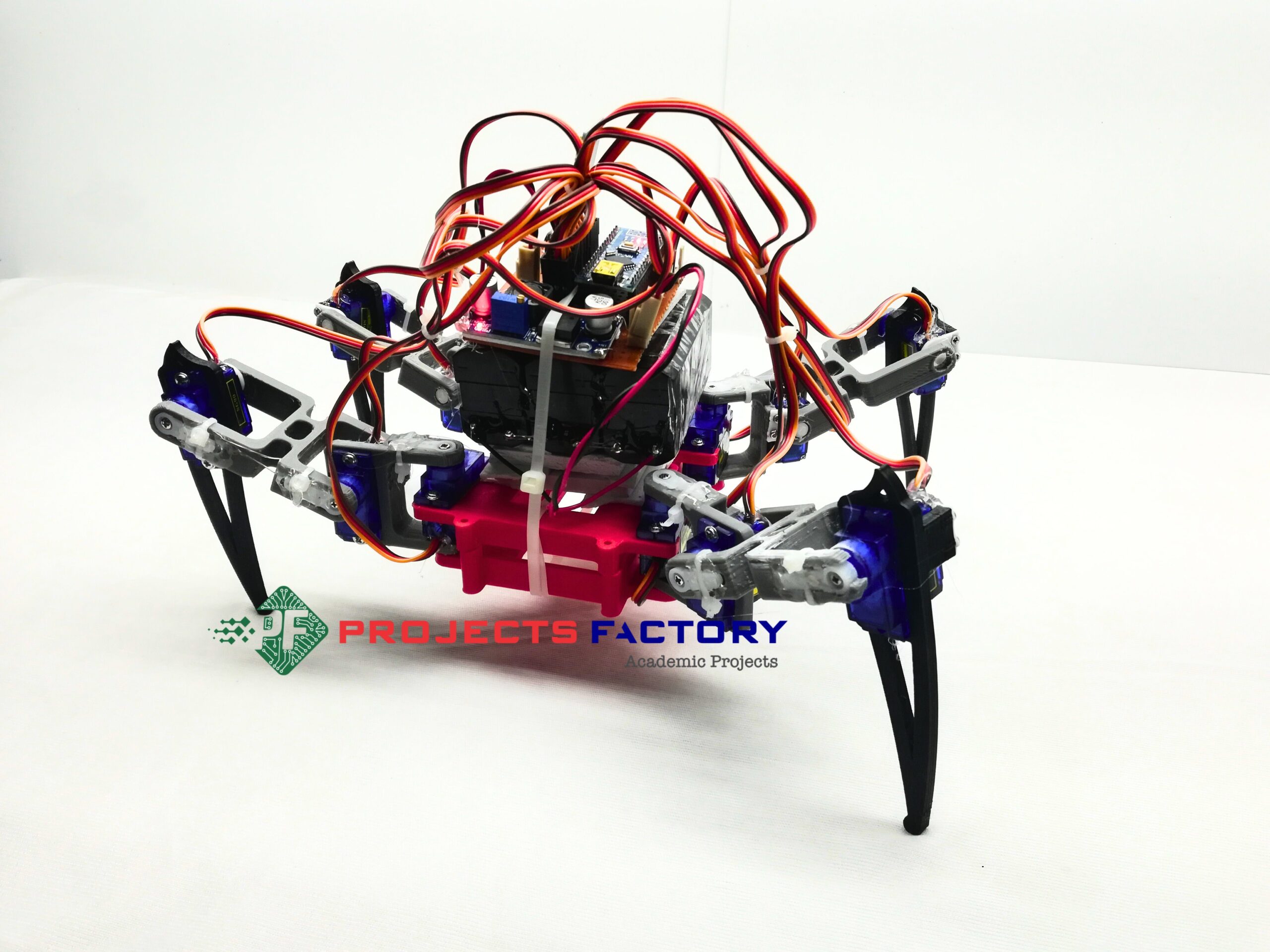 Bluetooth Control Spider Robot Using Arduino